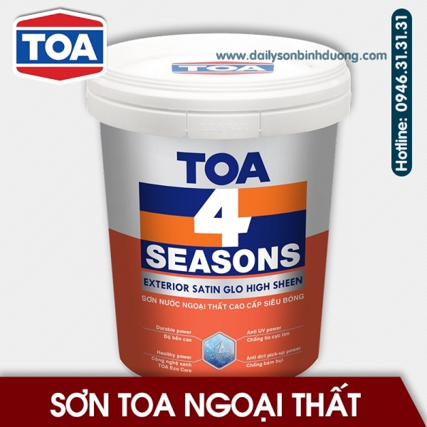 TOA 4 Seasons Exterior Satin Glo High Sheen